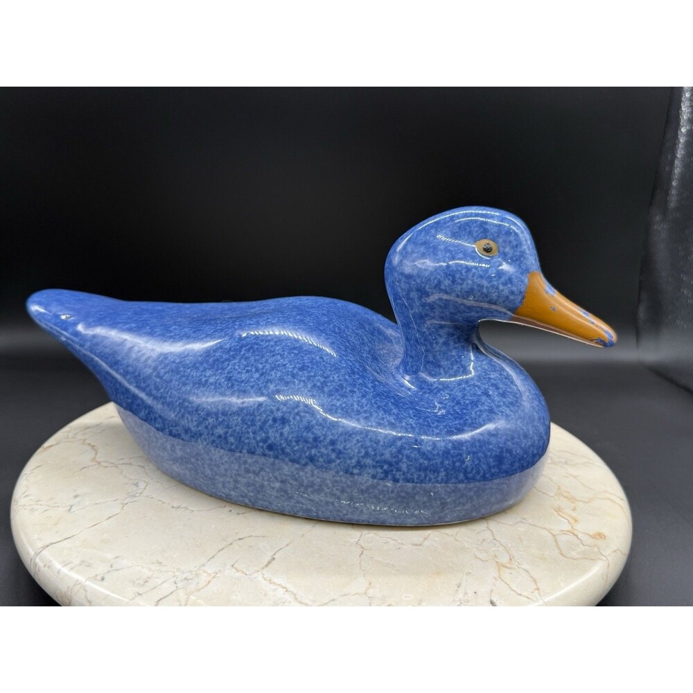 Vintage Calico China Duck Decor